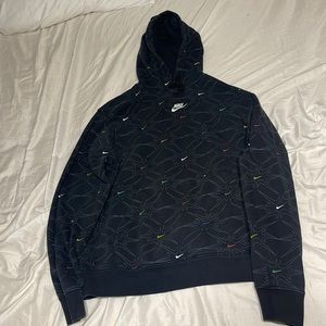 Nike Black Rainbow Nike hood